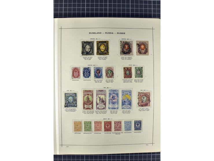 1840/1927, ungebrauchte und gestempelte Sammlung mit guten Werten und Sätzen in 2 Schaubeck-Alben