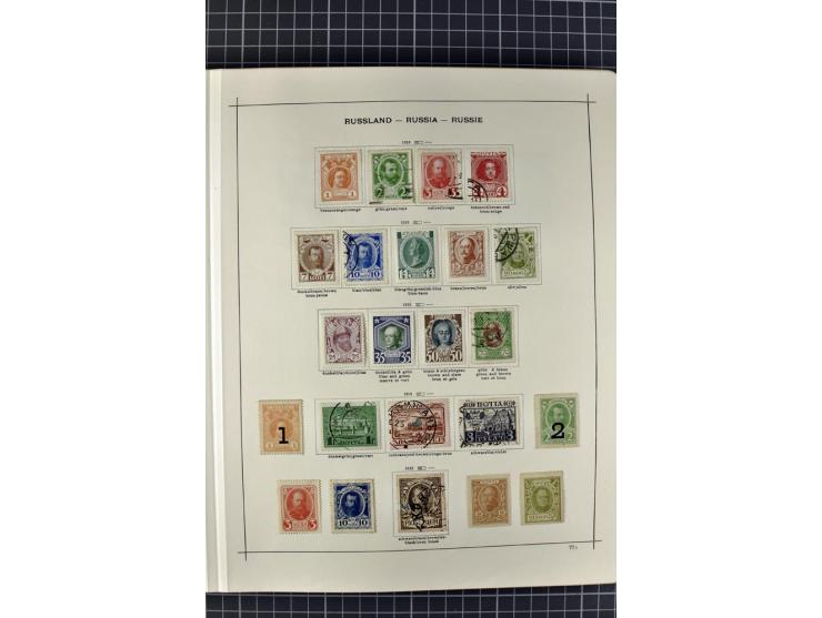 1840/1927, ungebrauchte und gestempelte Sammlung mit guten Werten und Sätzen in 2 Schaubeck-Alben