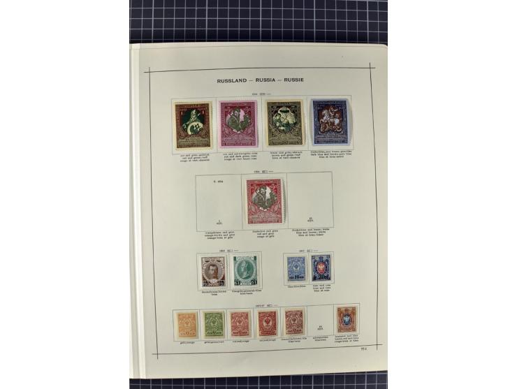 1840/1927, ungebrauchte und gestempelte Sammlung mit guten Werten und Sätzen in 2 Schaubeck-Alben