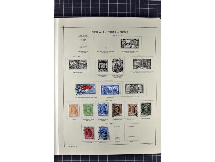 1840/1927, ungebrauchte und gestempelte Sammlung mit guten Werten und Sätzen in 2 Schaubeck-Alben