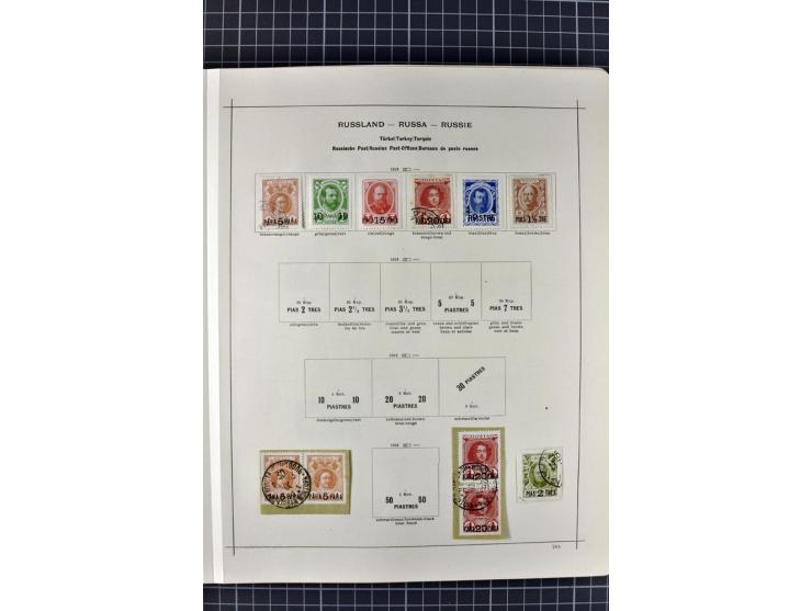 1840/1927, ungebrauchte und gestempelte Sammlung mit guten Werten und Sätzen in 2 Schaubeck-Alben