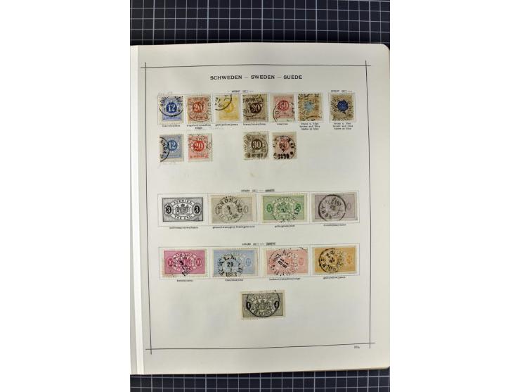 1840/1927, ungebrauchte und gestempelte Sammlung mit guten Werten und Sätzen in 2 Schaubeck-Alben