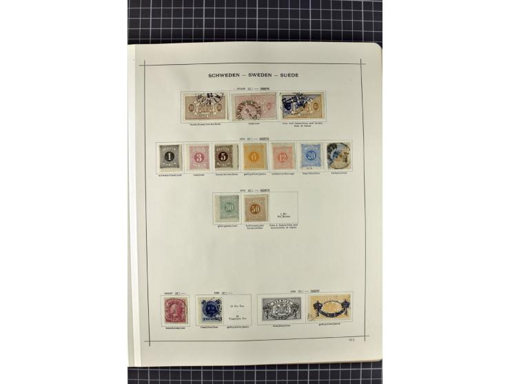 1840/1927, ungebrauchte und gestempelte Sammlung mit guten Werten und Sätzen in 2 Schaubeck-Alben