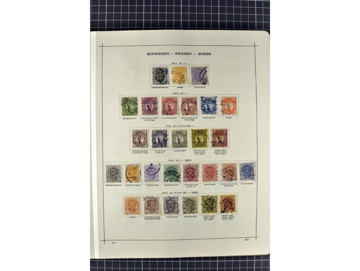1840/1927, ungebrauchte und gestempelte Sammlung mit guten Werten und Sätzen in 2 Schaubeck-Alben