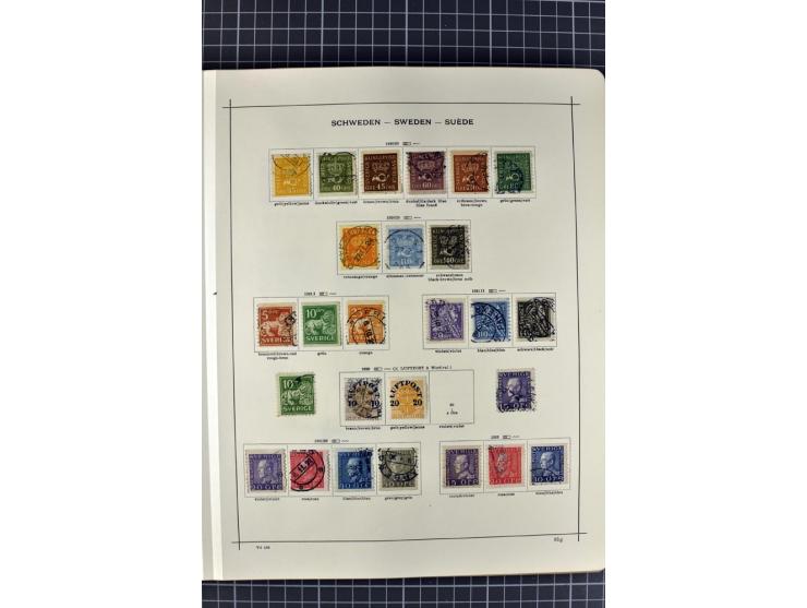 1840/1927, ungebrauchte und gestempelte Sammlung mit guten Werten und Sätzen in 2 Schaubeck-Alben