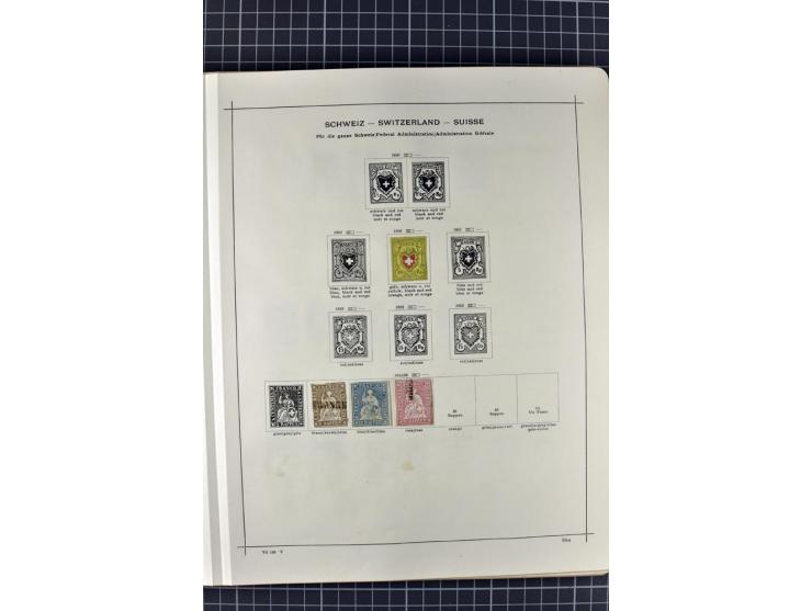 1840/1927, ungebrauchte und gestempelte Sammlung mit guten Werten und Sätzen in 2 Schaubeck-Alben