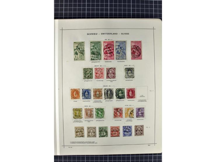 1840/1927, ungebrauchte und gestempelte Sammlung mit guten Werten und Sätzen in 2 Schaubeck-Alben