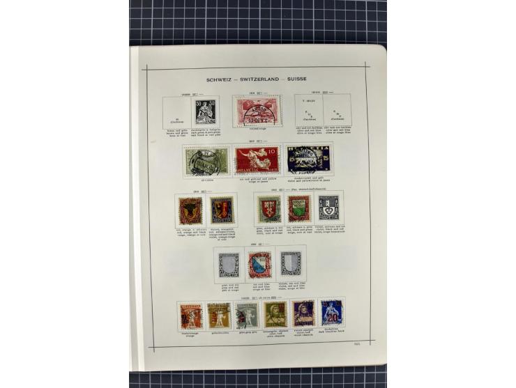 1840/1927, ungebrauchte und gestempelte Sammlung mit guten Werten und Sätzen in 2 Schaubeck-Alben