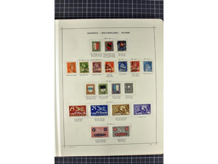 1840/1927, ungebrauchte und gestempelte Sammlung mit guten Werten und Sätzen in 2 Schaubeck-Alben