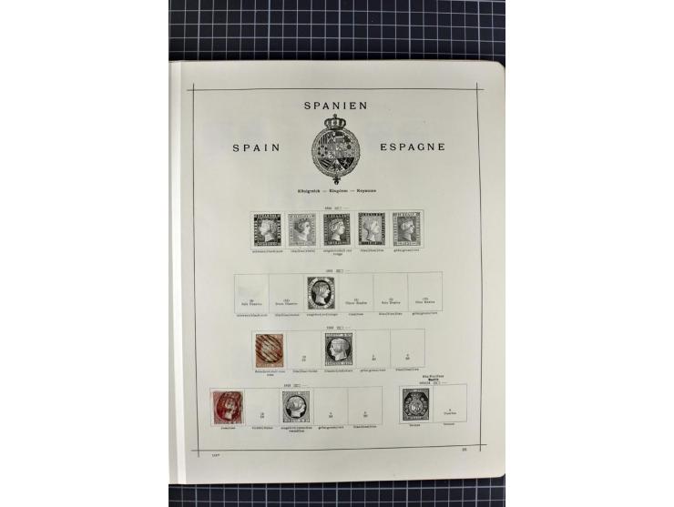 1840/1927, ungebrauchte und gestempelte Sammlung mit guten Werten und Sätzen in 2 Schaubeck-Alben