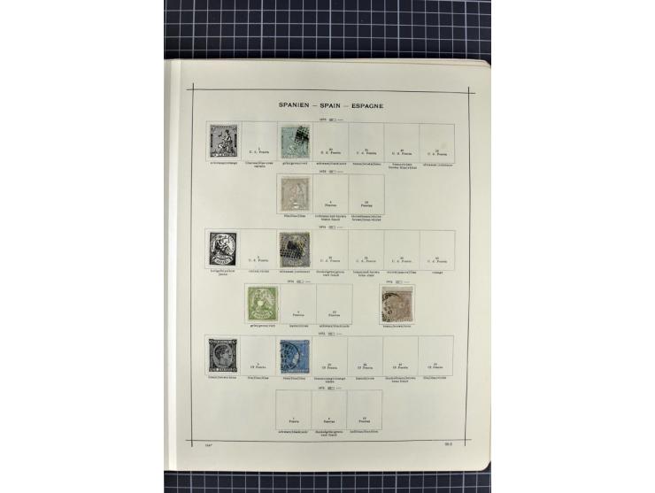 1840/1927, ungebrauchte und gestempelte Sammlung mit guten Werten und Sätzen in 2 Schaubeck-Alben