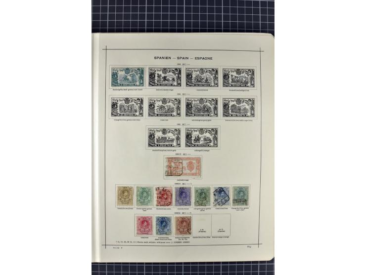 1840/1927, ungebrauchte und gestempelte Sammlung mit guten Werten und Sätzen in 2 Schaubeck-Alben