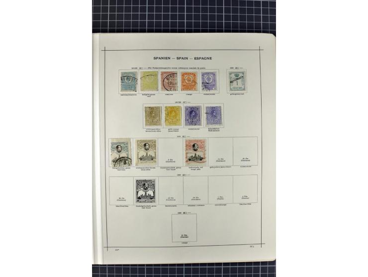 1840/1927, ungebrauchte und gestempelte Sammlung mit guten Werten und Sätzen in 2 Schaubeck-Alben