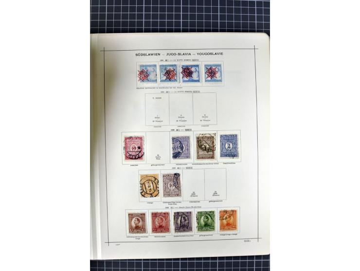 1840/1927, ungebrauchte und gestempelte Sammlung mit guten Werten und Sätzen in 2 Schaubeck-Alben