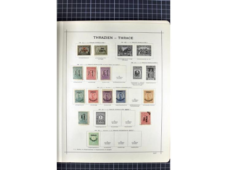 1840/1927, ungebrauchte und gestempelte Sammlung mit guten Werten und Sätzen in 2 Schaubeck-Alben