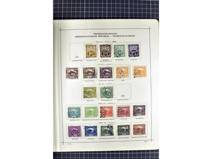 1840/1927, ungebrauchte und gestempelte Sammlung mit guten Werten und Sätzen in 2 Schaubeck-Alben