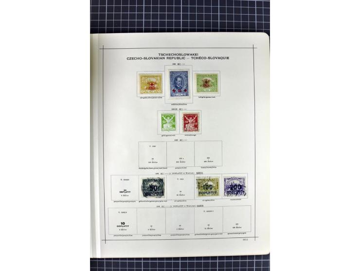 1840/1927, ungebrauchte und gestempelte Sammlung mit guten Werten und Sätzen in 2 Schaubeck-Alben