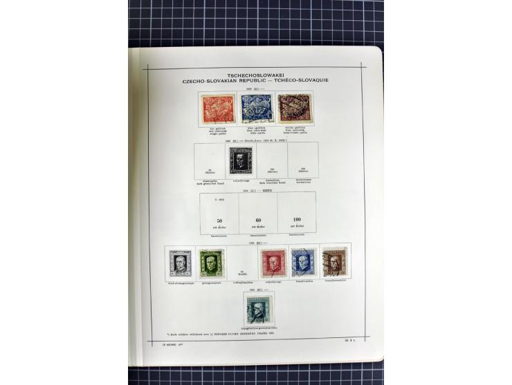 1840/1927, ungebrauchte und gestempelte Sammlung mit guten Werten und Sätzen in 2 Schaubeck-Alben