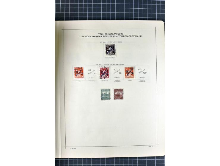 1840/1927, ungebrauchte und gestempelte Sammlung mit guten Werten und Sätzen in 2 Schaubeck-Alben