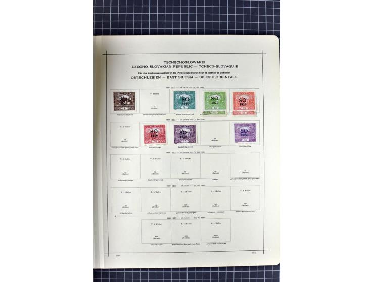 1840/1927, ungebrauchte und gestempelte Sammlung mit guten Werten und Sätzen in 2 Schaubeck-Alben
