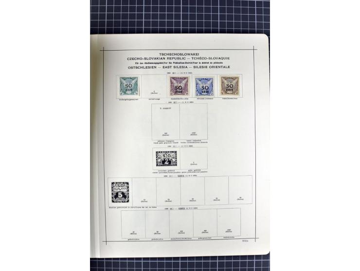 1840/1927, ungebrauchte und gestempelte Sammlung mit guten Werten und Sätzen in 2 Schaubeck-Alben