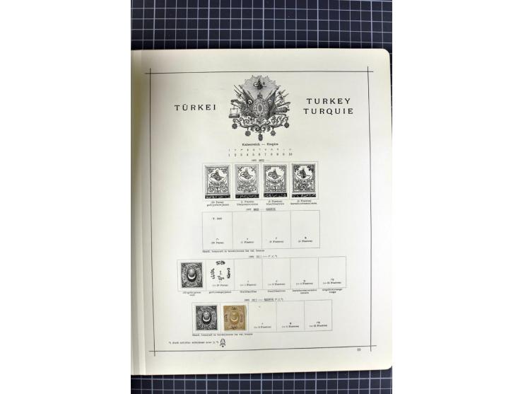 1840/1927, ungebrauchte und gestempelte Sammlung mit guten Werten und Sätzen in 2 Schaubeck-Alben