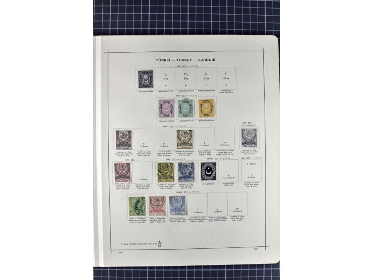 1840/1927, ungebrauchte und gestempelte Sammlung mit guten Werten und Sätzen in 2 Schaubeck-Alben