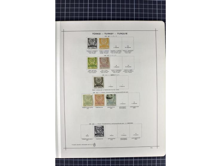 1840/1927, ungebrauchte und gestempelte Sammlung mit guten Werten und Sätzen in 2 Schaubeck-Alben