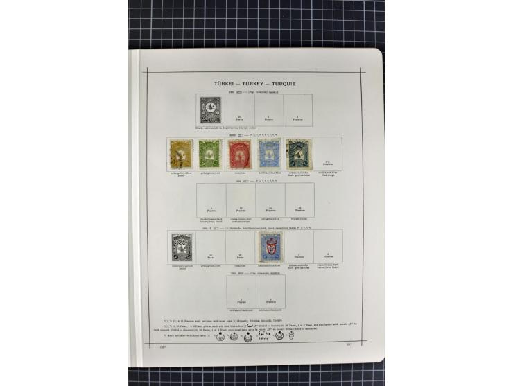 1840/1927, ungebrauchte und gestempelte Sammlung mit guten Werten und Sätzen in 2 Schaubeck-Alben