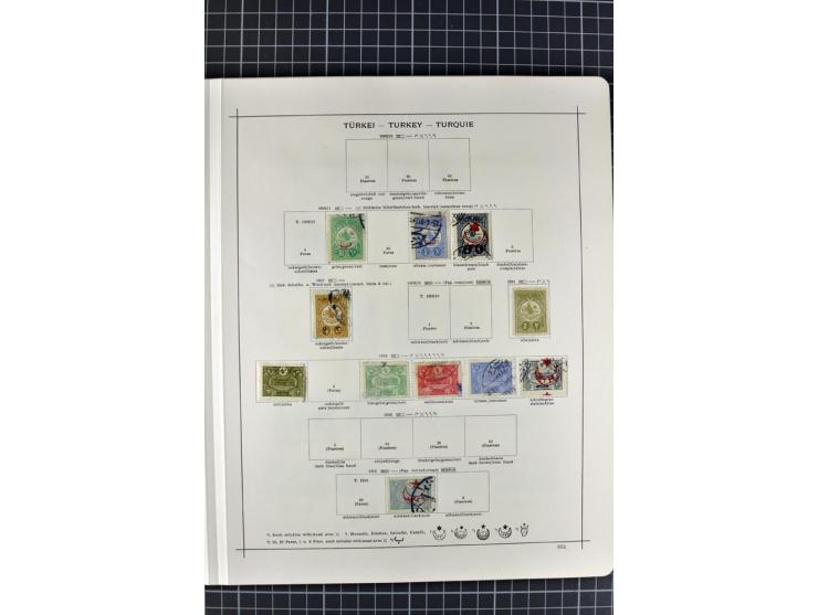 1840/1927, ungebrauchte und gestempelte Sammlung mit guten Werten und Sätzen in 2 Schaubeck-Alben