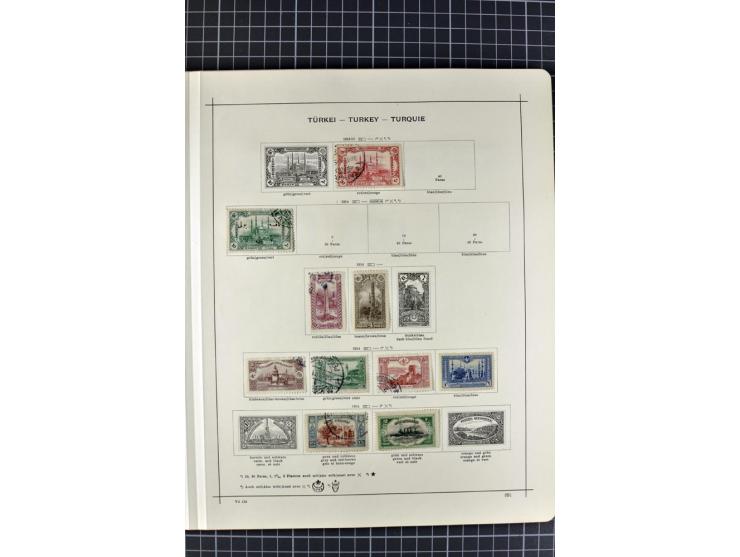 1840/1927, ungebrauchte und gestempelte Sammlung mit guten Werten und Sätzen in 2 Schaubeck-Alben