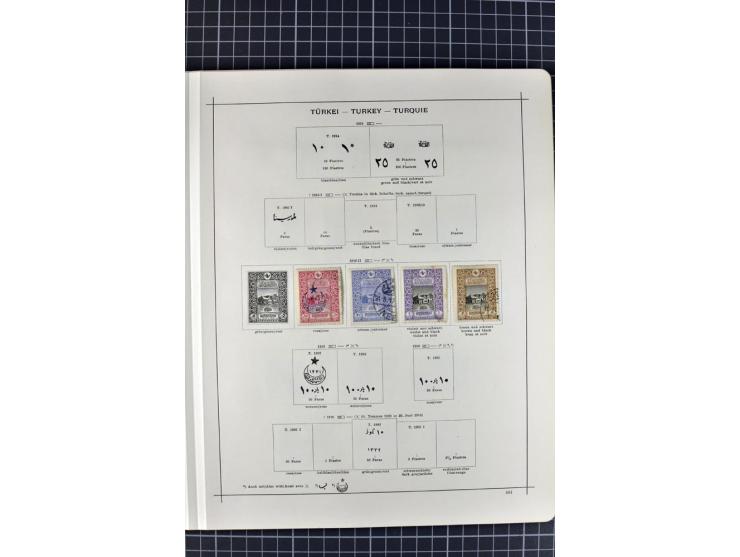 1840/1927, ungebrauchte und gestempelte Sammlung mit guten Werten und Sätzen in 2 Schaubeck-Alben