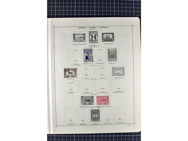 1840/1927, ungebrauchte und gestempelte Sammlung mit guten Werten und Sätzen in 2 Schaubeck-Alben