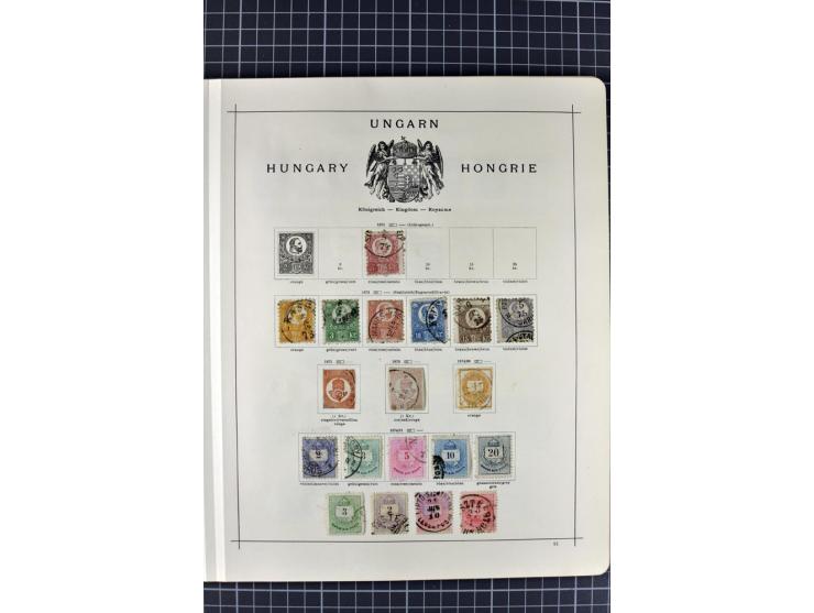 1840/1927, ungebrauchte und gestempelte Sammlung mit guten Werten und Sätzen in 2 Schaubeck-Alben