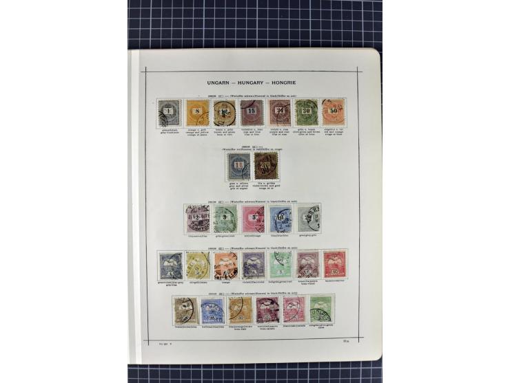 1840/1927, ungebrauchte und gestempelte Sammlung mit guten Werten und Sätzen in 2 Schaubeck-Alben