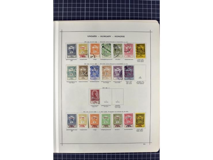 1840/1927, ungebrauchte und gestempelte Sammlung mit guten Werten und Sätzen in 2 Schaubeck-Alben