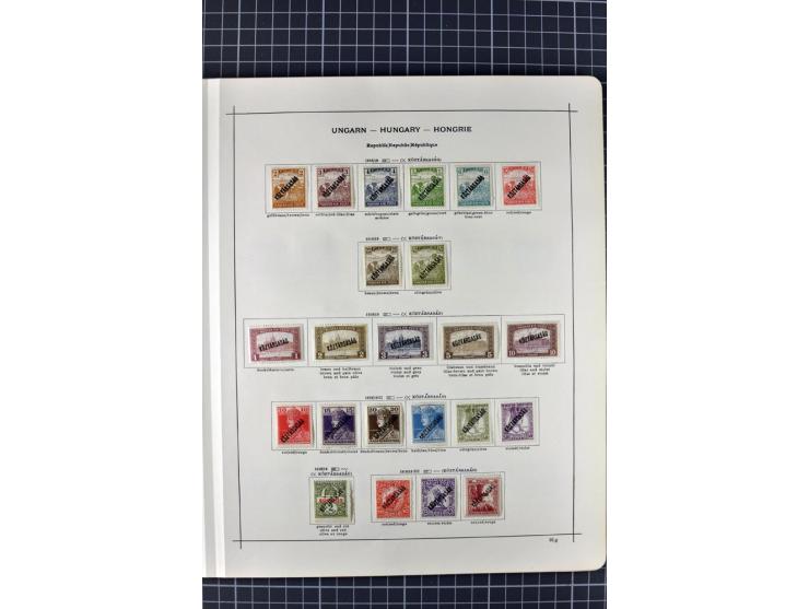 1840/1927, ungebrauchte und gestempelte Sammlung mit guten Werten und Sätzen in 2 Schaubeck-Alben