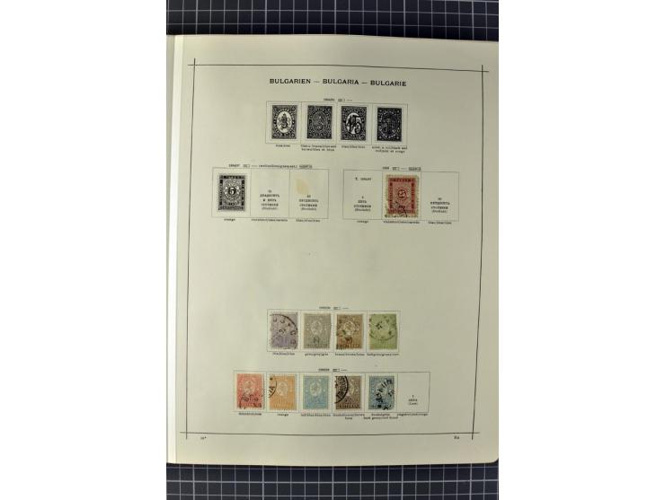 1840/1927, ungebrauchte und gestempelte Sammlung mit guten Werten und Sätzen in 2 Schaubeck-Alben