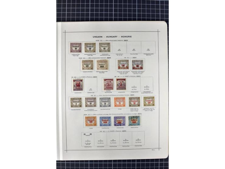 1840/1927, ungebrauchte und gestempelte Sammlung mit guten Werten und Sätzen in 2 Schaubeck-Alben