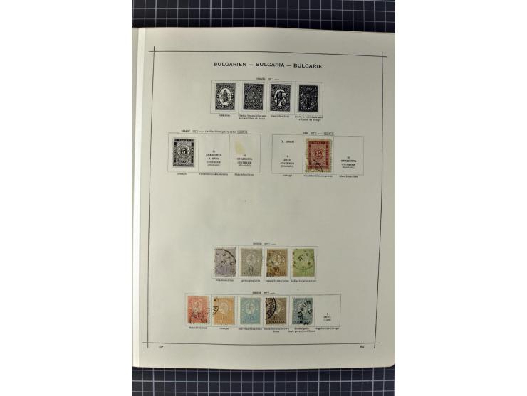 1840/1927, ungebrauchte und gestempelte Sammlung mit guten Werten und Sätzen in 2 Schaubeck-Alben
