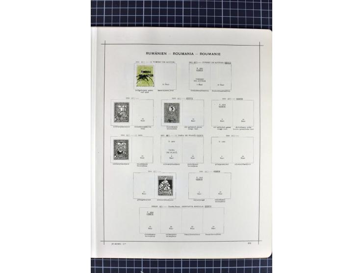 1840/1927, ungebrauchte und gestempelte Sammlung mit guten Werten und Sätzen in 2 Schaubeck-Alben