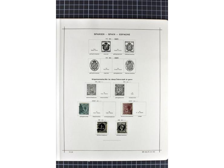 1840/1927, ungebrauchte und gestempelte Sammlung mit guten Werten und Sätzen in 2 Schaubeck-Alben