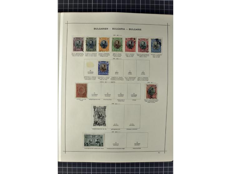 1840/1927, ungebrauchte und gestempelte Sammlung mit guten Werten und Sätzen in 2 Schaubeck-Alben