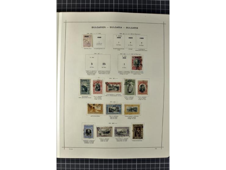 1840/1927, ungebrauchte und gestempelte Sammlung mit guten Werten und Sätzen in 2 Schaubeck-Alben