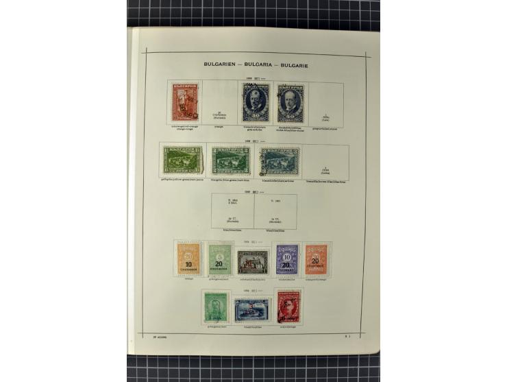 1840/1927, ungebrauchte und gestempelte Sammlung mit guten Werten und Sätzen in 2 Schaubeck-Alben