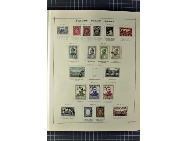 1840/1927, ungebrauchte und gestempelte Sammlung mit guten Werten und Sätzen in 2 Schaubeck-Alben
