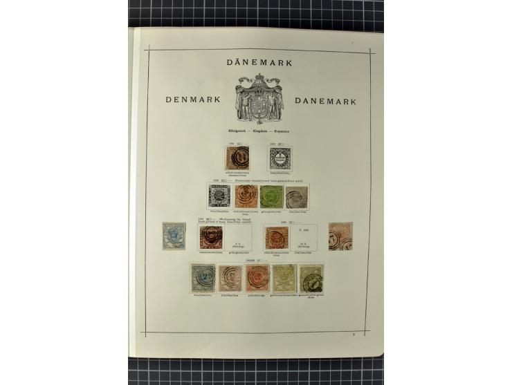 1840/1927, ungebrauchte und gestempelte Sammlung mit guten Werten und Sätzen in 2 Schaubeck-Alben