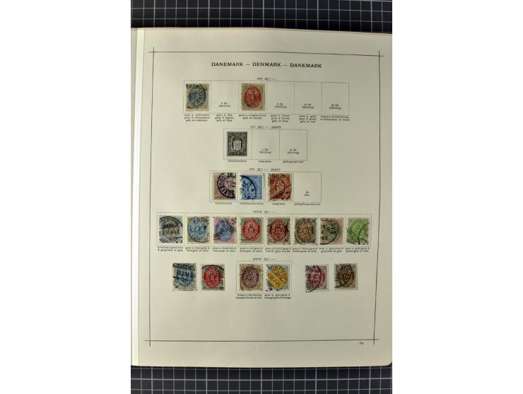 1840/1927, ungebrauchte und gestempelte Sammlung mit guten Werten und Sätzen in 2 Schaubeck-Alben