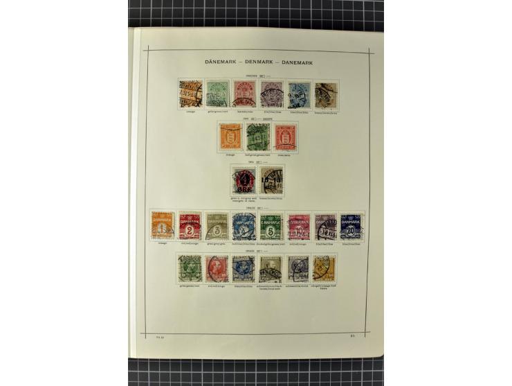 1840/1927, ungebrauchte und gestempelte Sammlung mit guten Werten und Sätzen in 2 Schaubeck-Alben