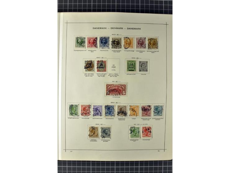 1840/1927, ungebrauchte und gestempelte Sammlung mit guten Werten und Sätzen in 2 Schaubeck-Alben